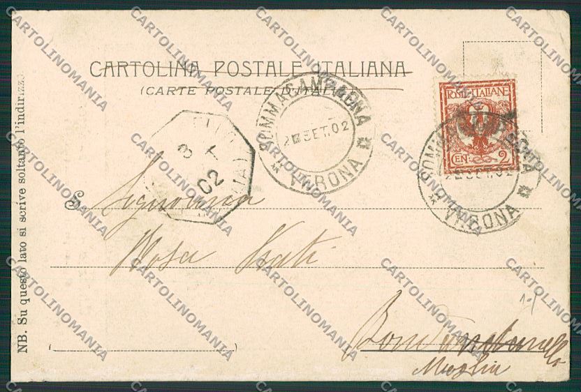 Verona Custoza Ossario cartolina ZC3726 – retro