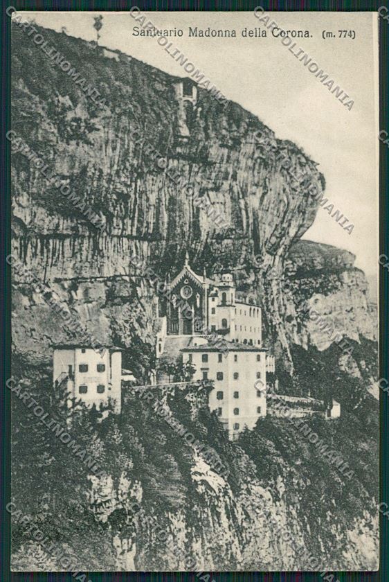 Verona Ferrara di Monte Baldo Santuario Madonna della Corona cartolina ZC3727 – fronte