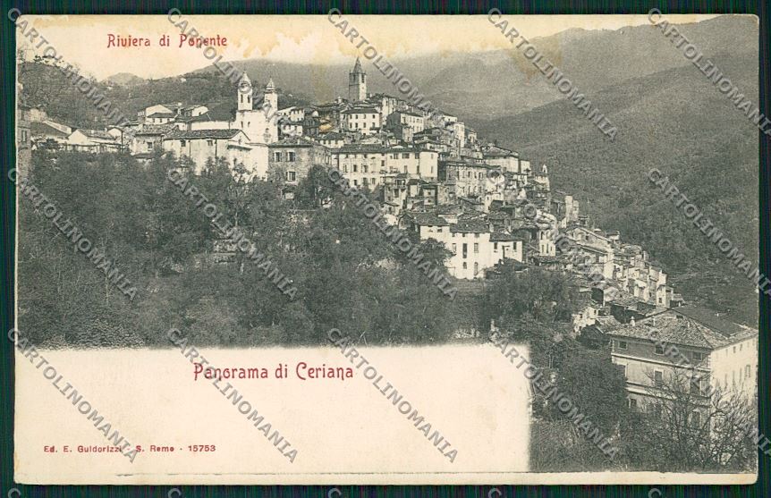 Imperia Ceriana MACCHIA cartolina ZC3755 – fronte
