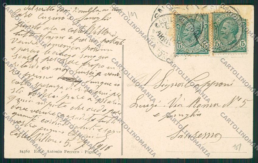 Imperia Castel Vittorio cartolina ZC3802 – retro