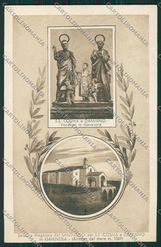 Imperia Gavenola Santuario Santissimi Cosma Damiano cartolina ZC3824 – fronte
