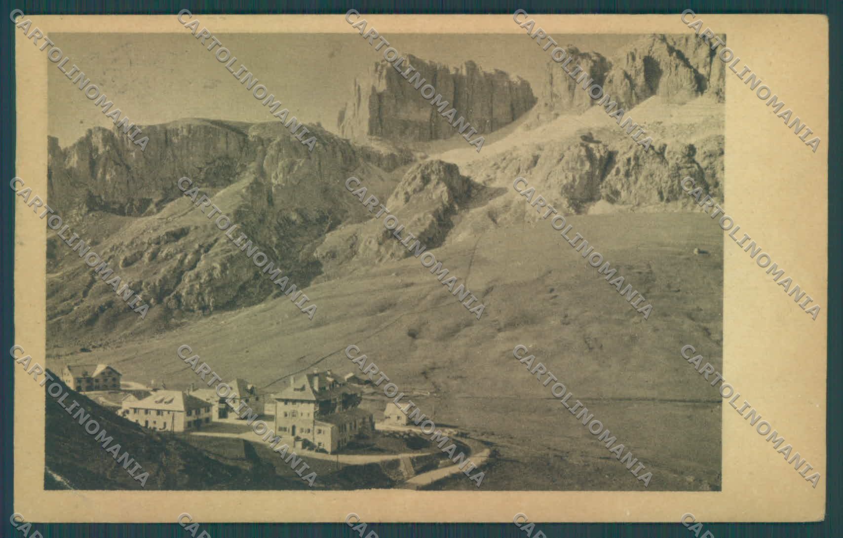 Trento Canazei Passo Pordoi PIEGA cartolina ZC3837 – fronte