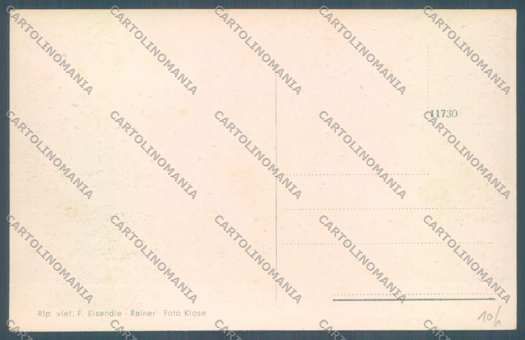 Bolzano San Candido Rifugio Tre Scarperi cartolina ZC3845 – retro