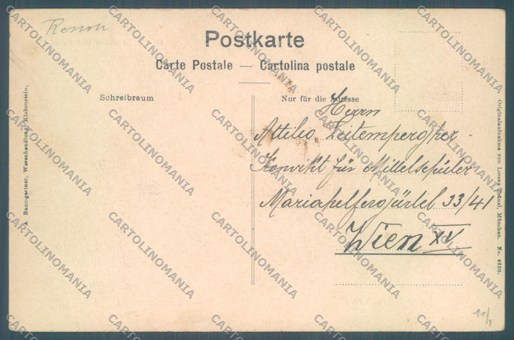 Bolzano Renon Piramidi di Terra cartolina ZC3856 – retro