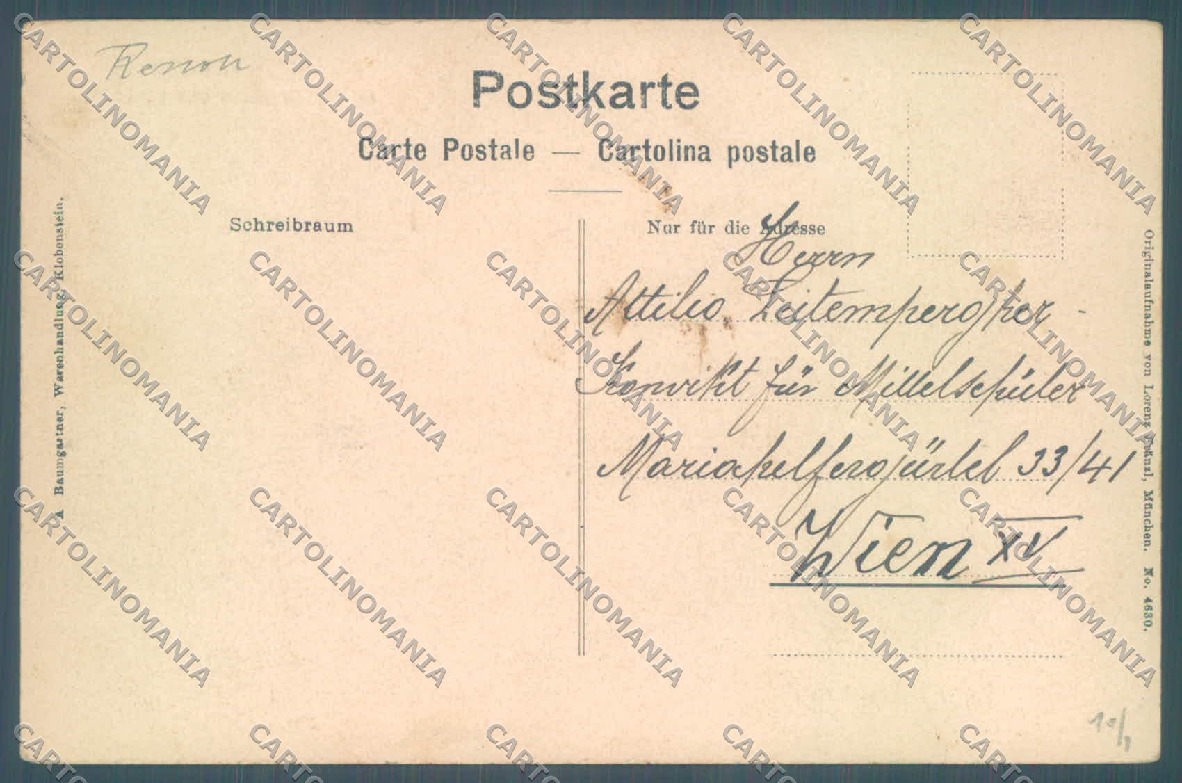 Bolzano Renon Piramidi di Terra cartolina ZC3856 – retro