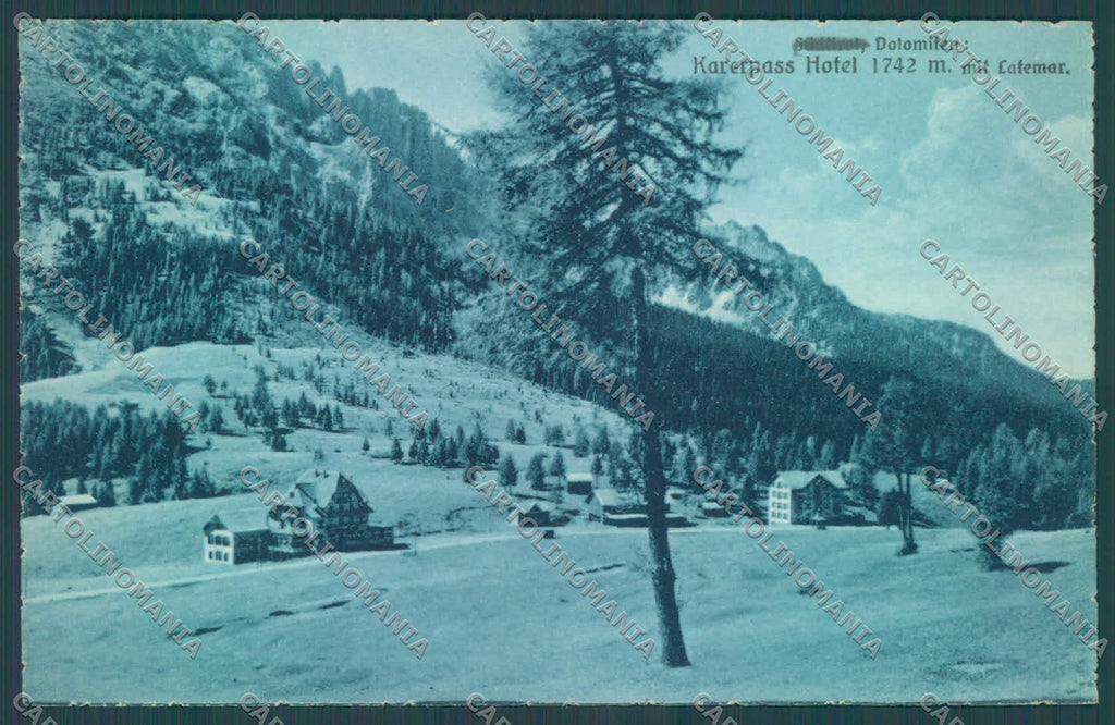 Trento Passo di Costalunga Latemar cartolina ZC3865 – fronte