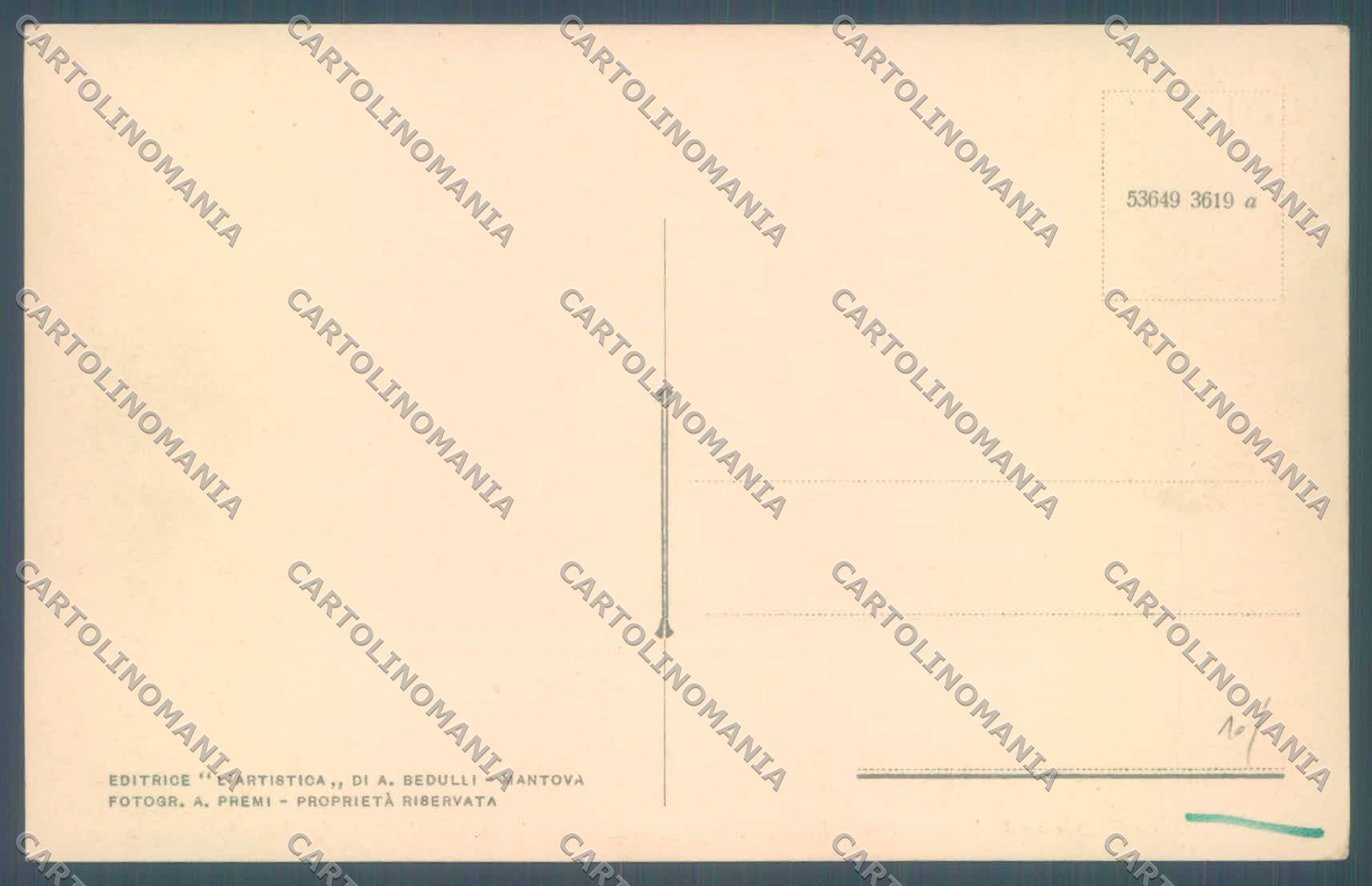 Mantova Cittadella di Cippo Andrea Hofer Foto cartolina ZC3876 – retro