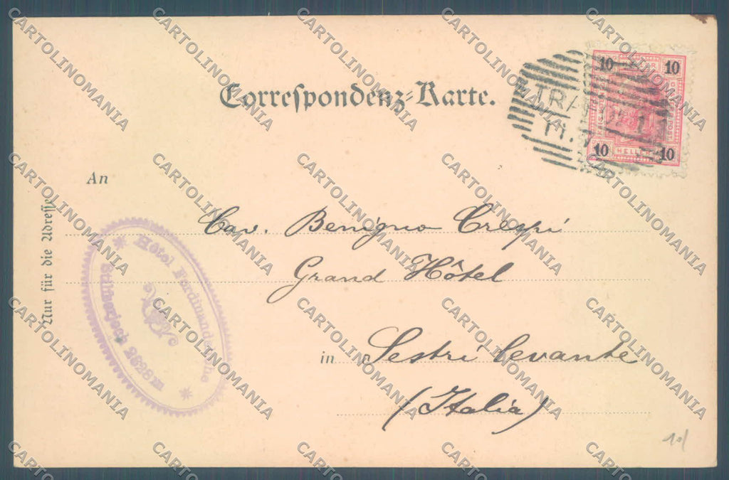 Bolzano Hotel Ferdiinandshohe cartolina ZC3890 – retro