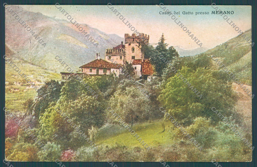 Bolzano Merano Castel del Gatto cartolina ZC3915 – fronte