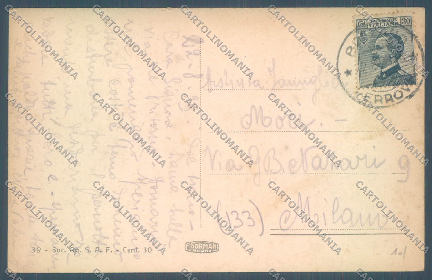 Bolzano Merano Castel del Gatto cartolina ZC3915 – retro