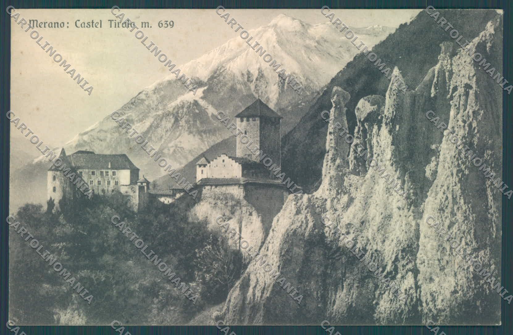 Bolzano Merano Castel Tirolo Piramidi di Terra cartolina ZC3967 – fronte