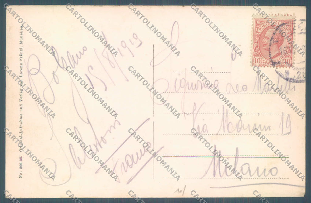 Bolzano Castel Roncolo Scheffel cartolina ZC3971 – retro