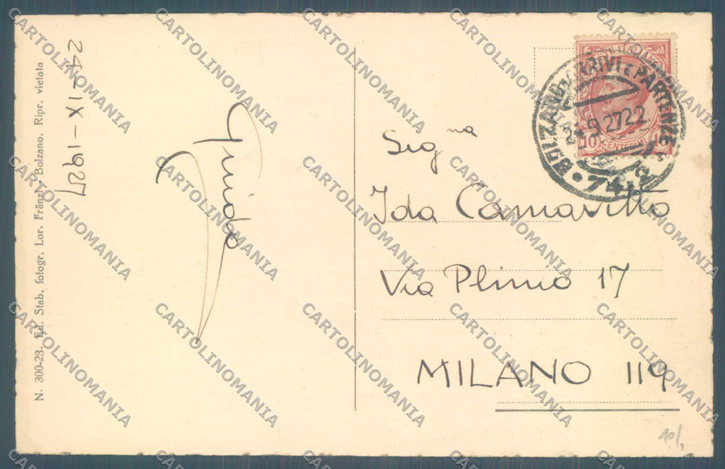 Bolzano Castel Roncolo cartolina ZC3972 – retro