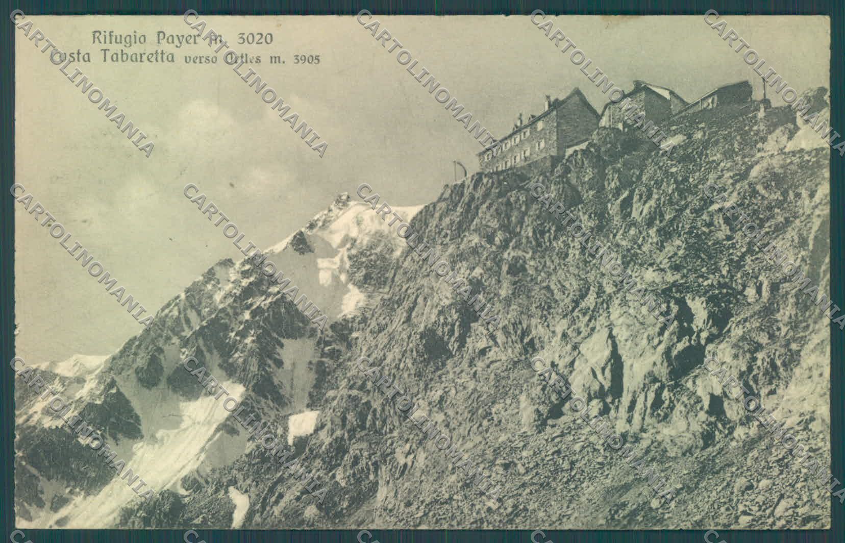 Bolzano Rifugio Payer Costa Tabaretta Ortles cartolina ZC3987 – fronte