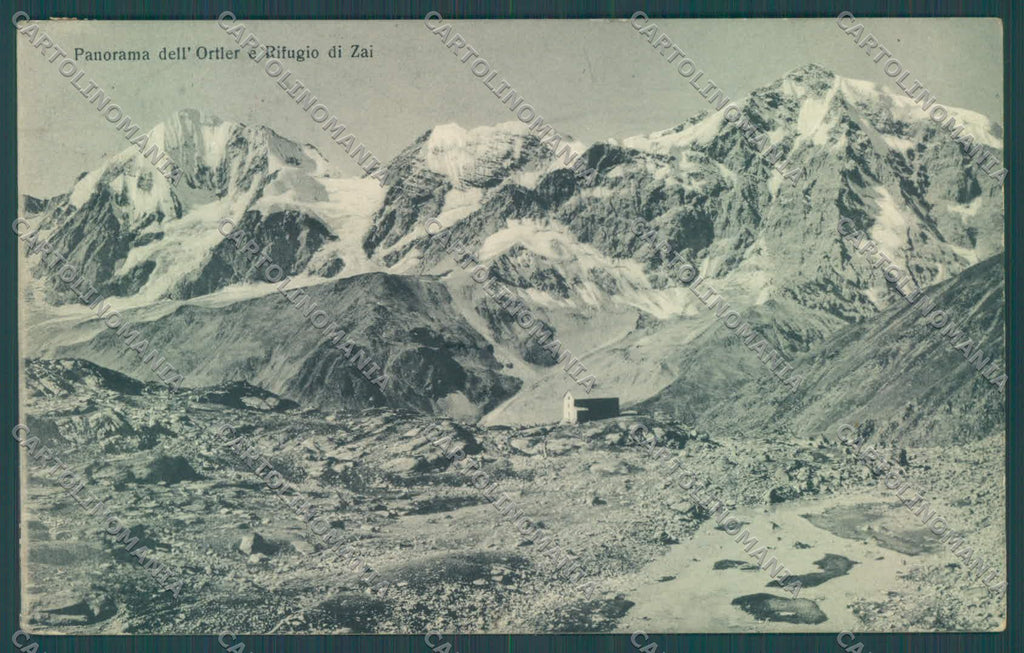 Bolzano Rifugio Zai Ortler PIEGAcartolina ZC3988 – fronte