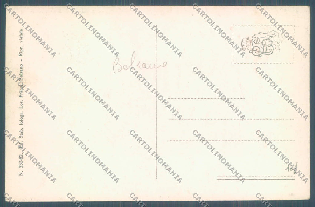 Bolzano Bressanone Monastero Navacella cartolina ZC3989 – retro