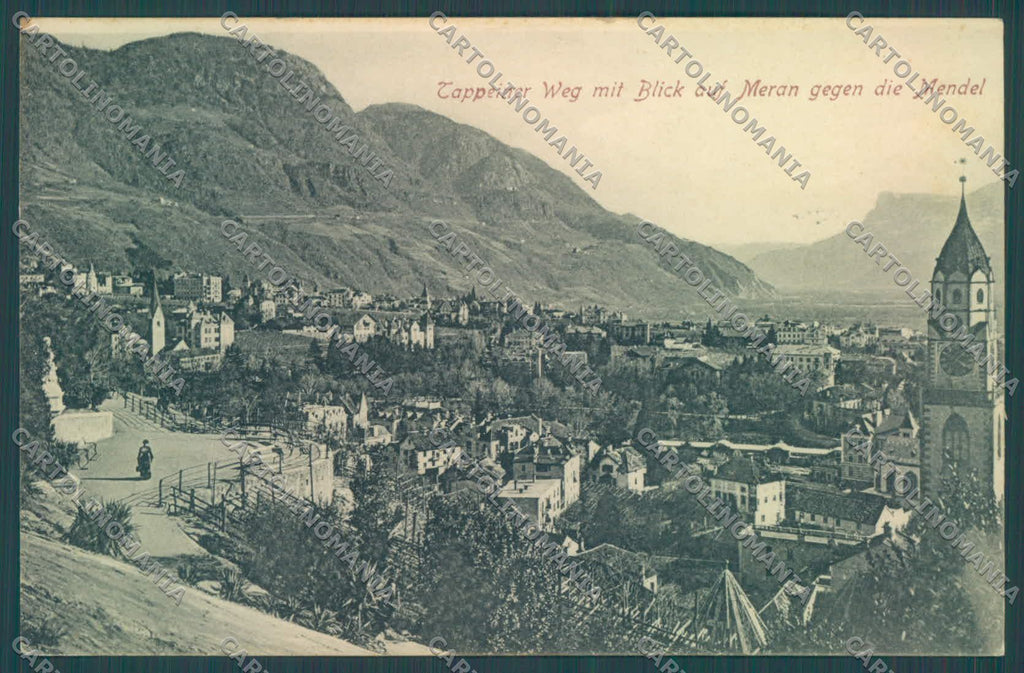 Bolzano Merano Tappeiner Weg Mendel Foto cartolina ZC3992 – fronte