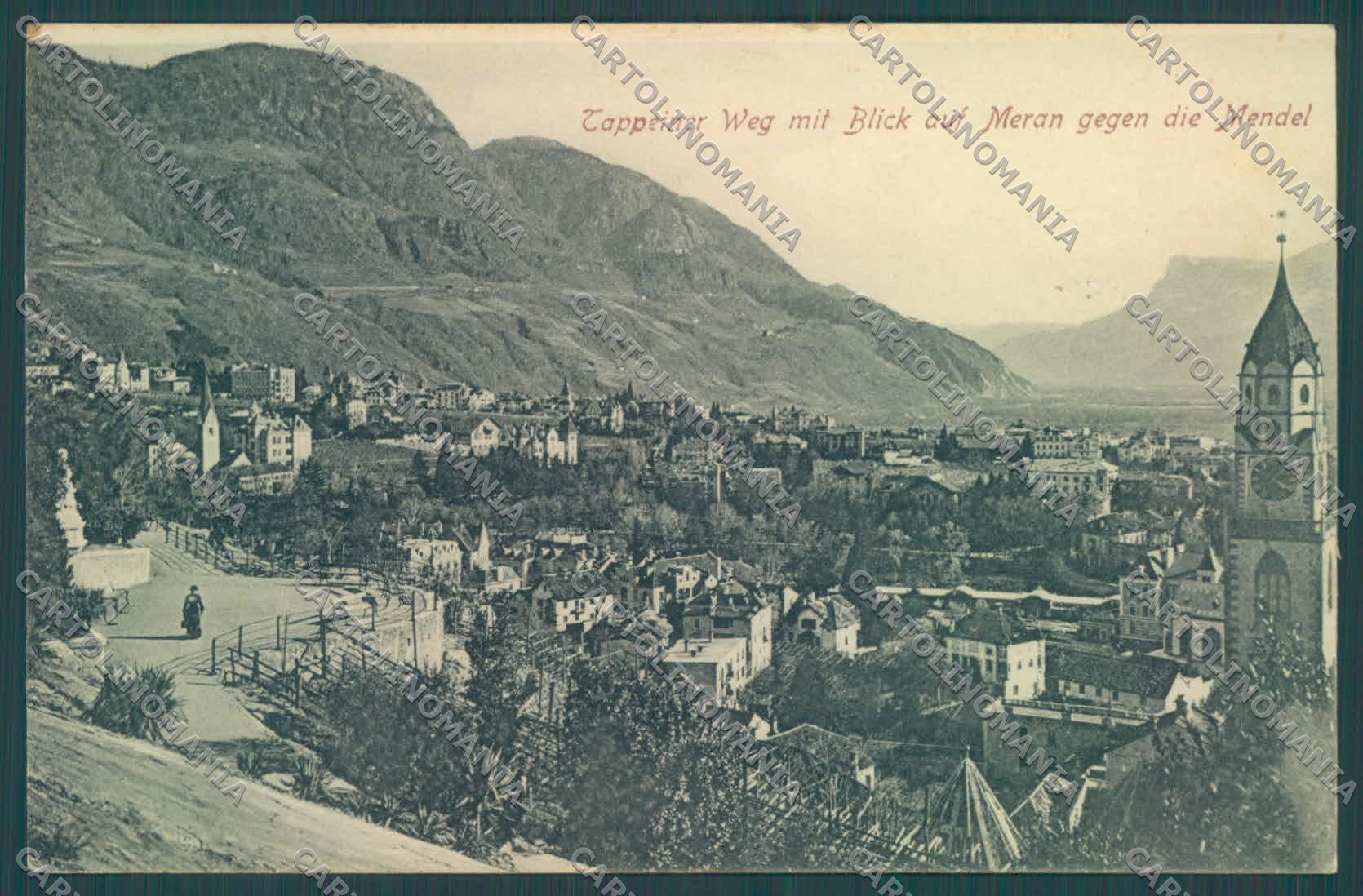 Bolzano Merano Tappeiner Weg Mendel Foto cartolina ZC3992 – fronte