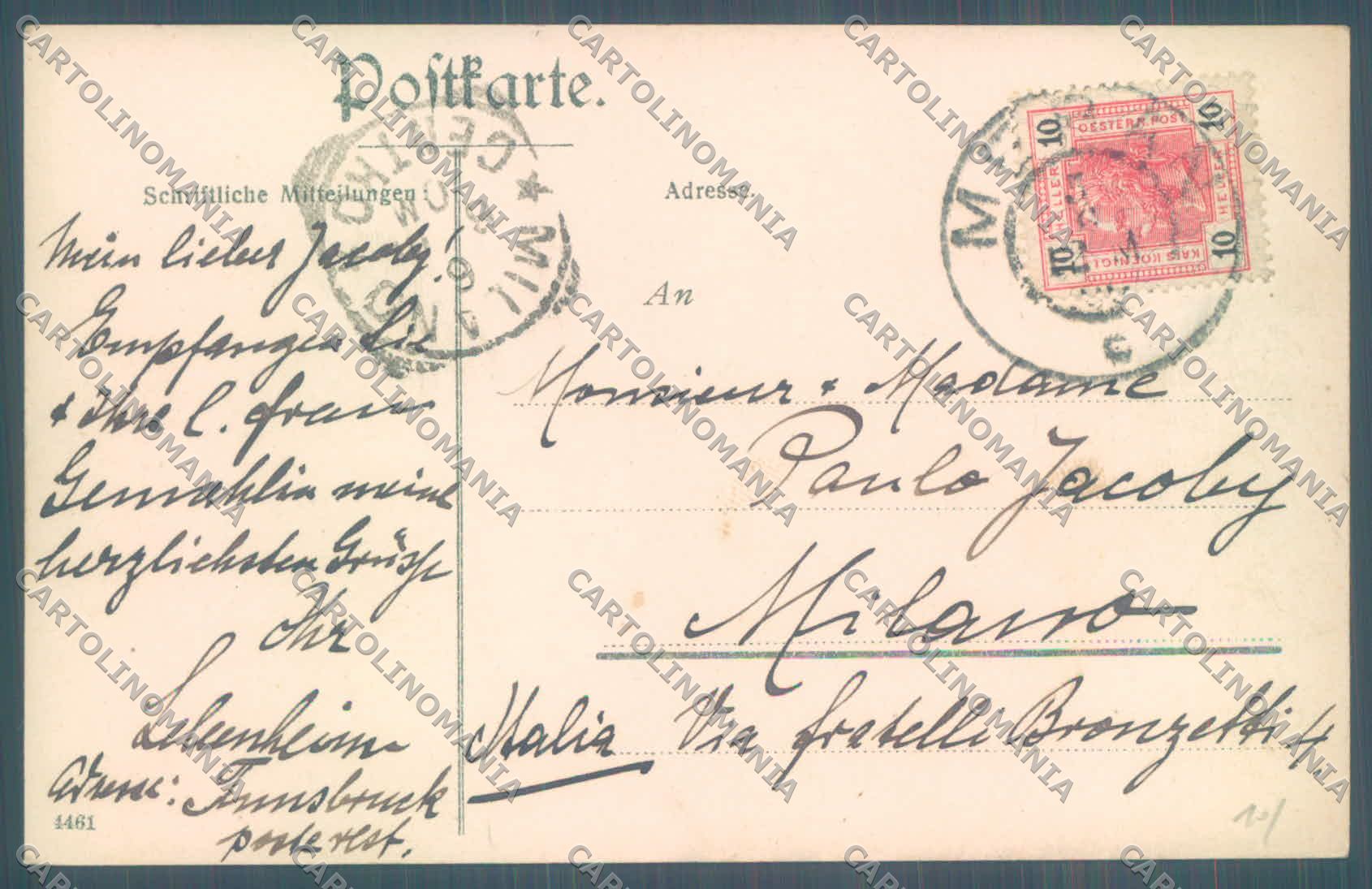 Bolzano Merano Steinerner Steg Zenoburg Foto cartolina ZC3993 – retro