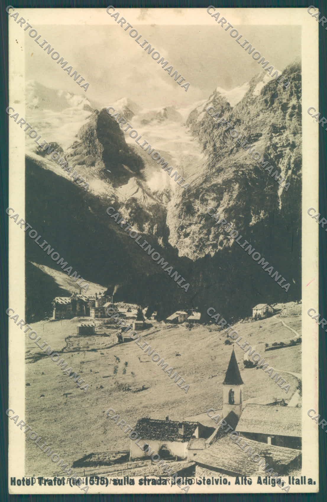 Bolzano Stelvio Trafoi Hotel di Foto cartolina ZC4017 – fronte