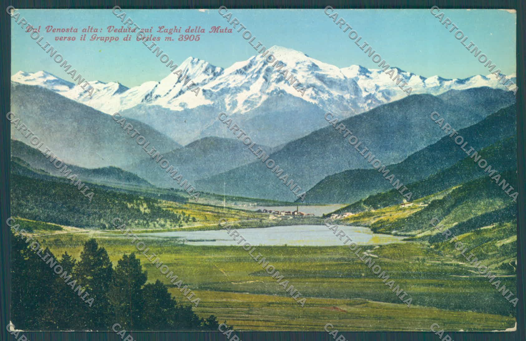 Bolzano Laghi della Muta Gruppo Ortles Foto cartolina ZC4021 – fronte