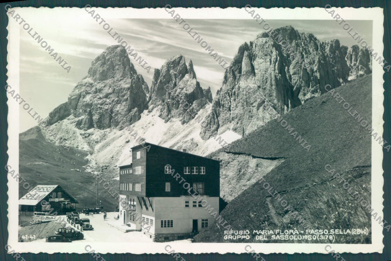 Bolzano Selva Val Gardena Rifugio Maria Flora Passo Sella Foto cartolina ZC4028 – fronte