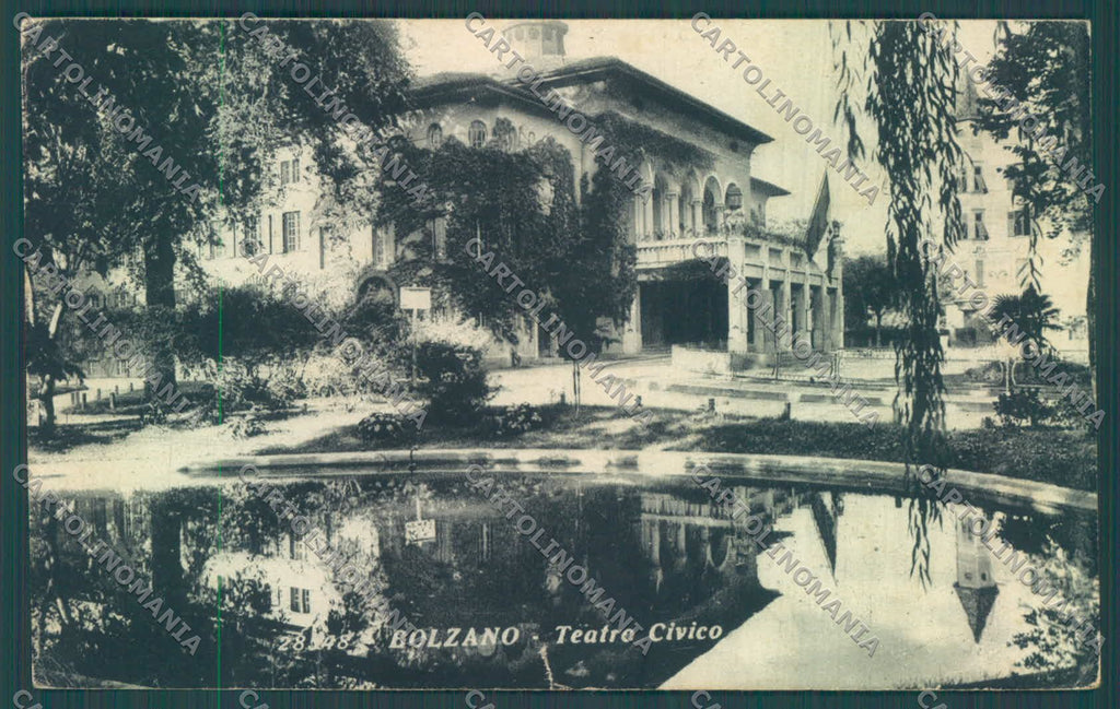 Bolzano Città Teatro PIEGHE cartolina ZC4034 – fronte