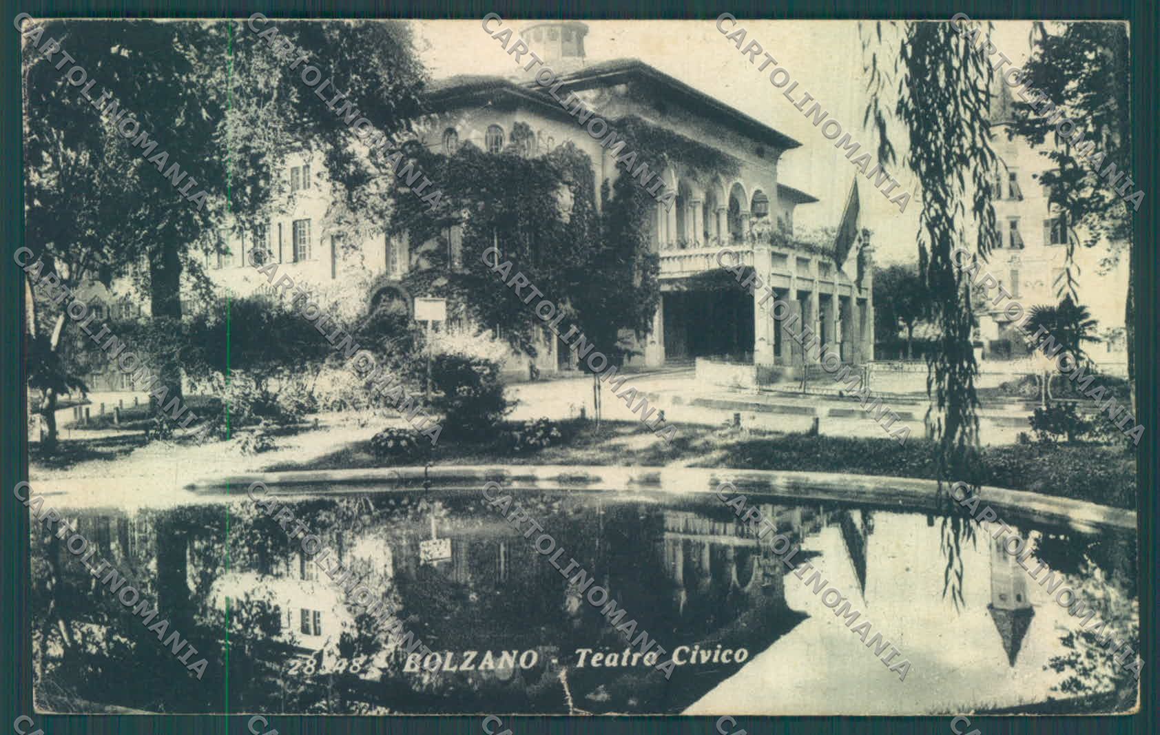 Bolzano Città Teatro PIEGHE cartolina ZC4034 – fronte