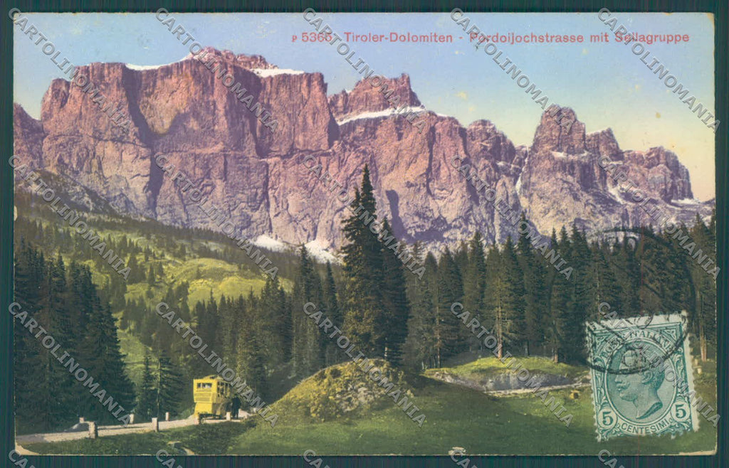 Belluno Passo Pordoi Gruppo Sella Albergo Col di Lana cartolina ZC4046 – fronte