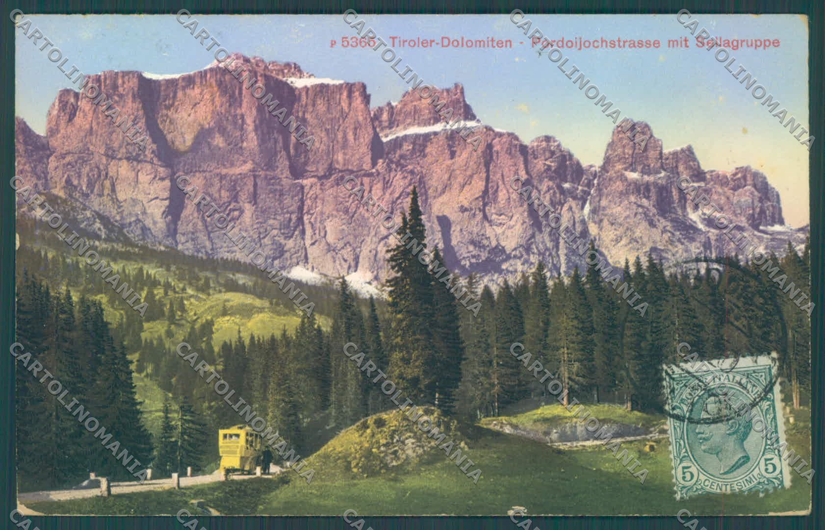 Belluno Passo Pordoi Gruppo Sella Albergo Col di Lana cartolina ZC4046 – fronte