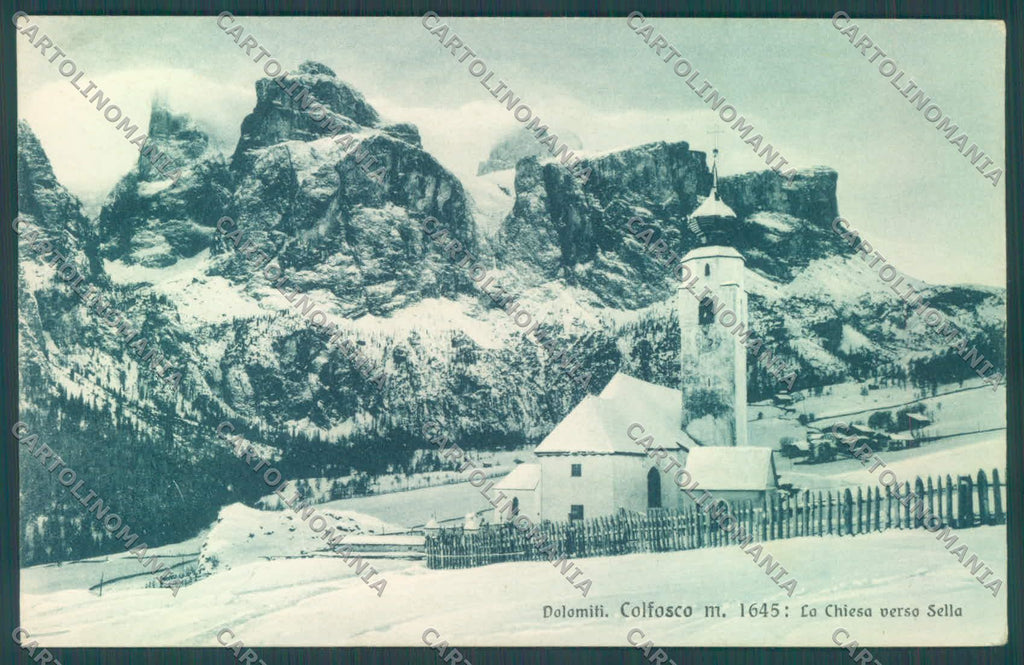 Bolzano Col Fosco Nevicata cartolina ZC4057 – fronte