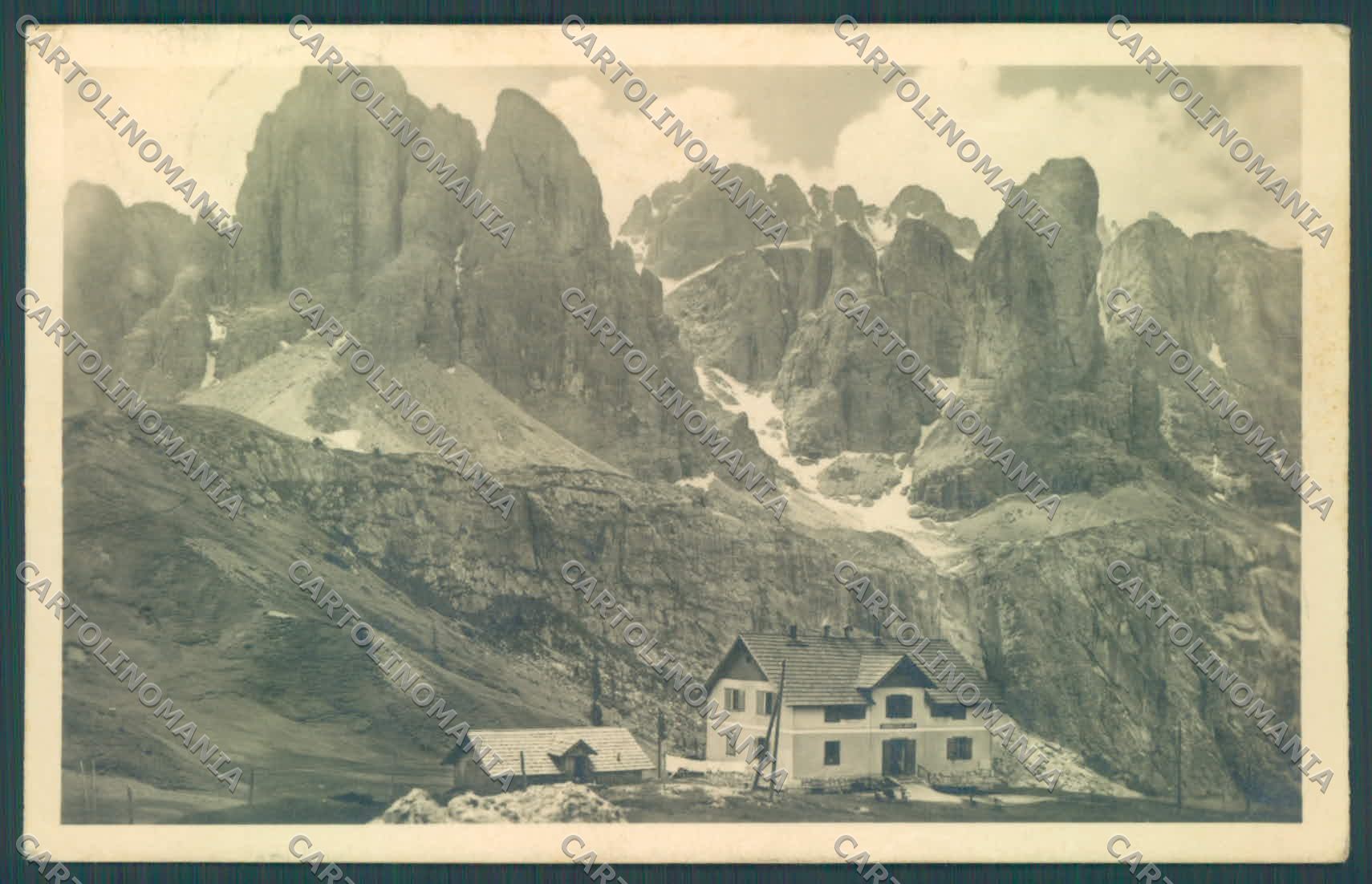 Bolzano Chiusa d'Isarco Ospizio del Passo Ferrara PIEGHINA Foto cartolina ZC4073 – fronte