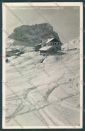 Bolzano Passo Gardena Sassolungo Nevicata PIEGHE Foto cartolina ZC4080 – fronte