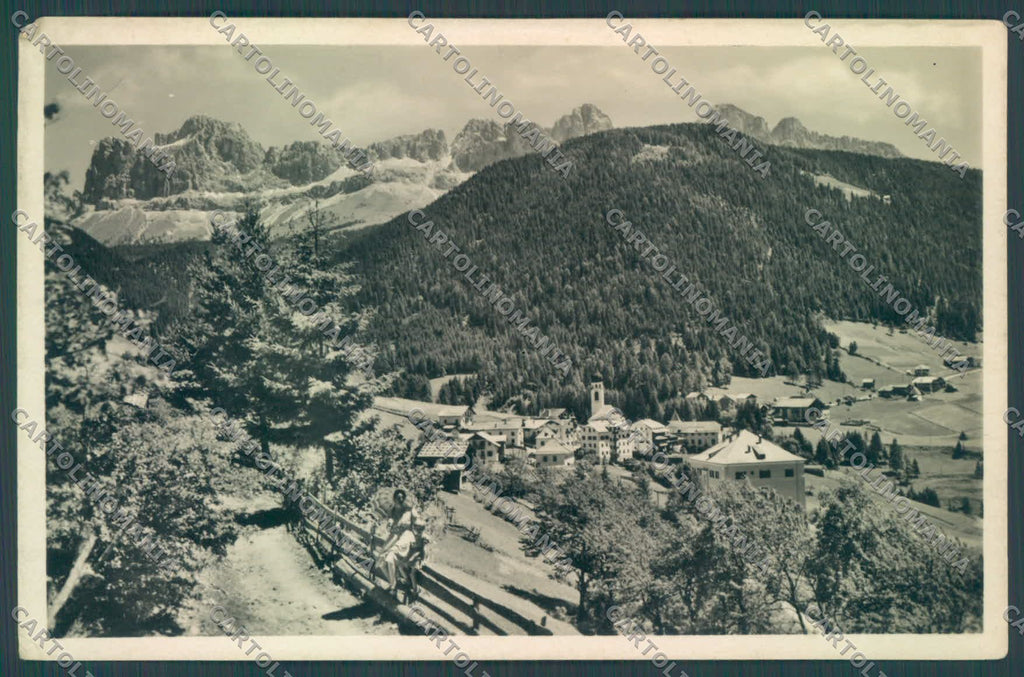 Bolzano Nova Levante Catinaccio PIEGHE Foto cartolina ZC4088 – fronte