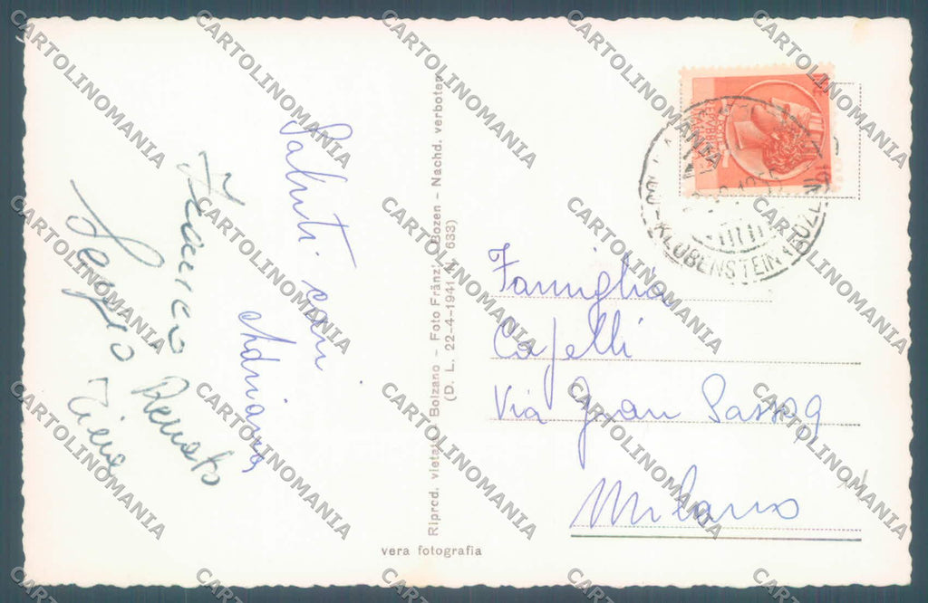 Bolzano Renon Foto cartolina ZC4089 – retro