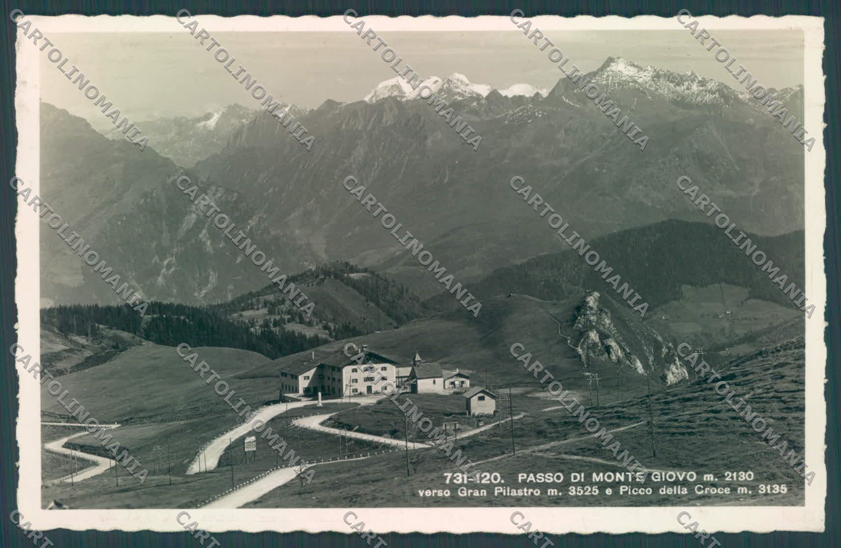 Bolzano Passo di Monte Giovo Gran Pilastro Picco Croce Foto cartolina ZC4097 – fronte