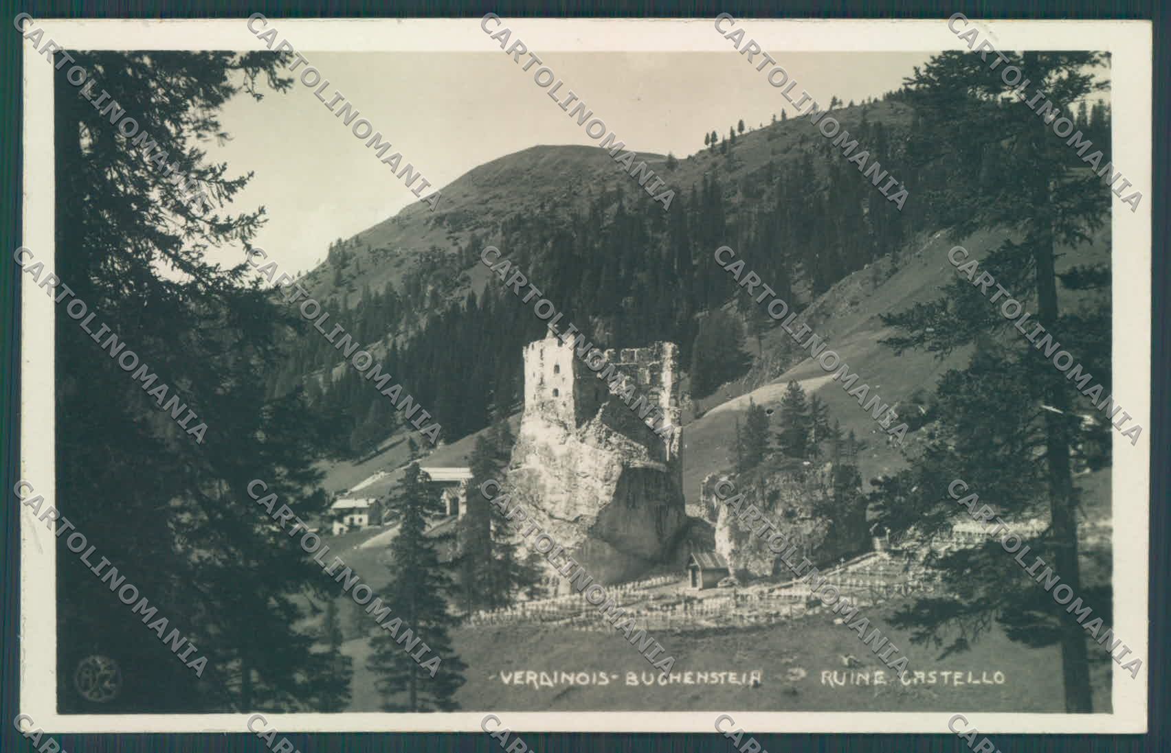 Bolzano ? Verdinois Buchensteia Rovine Castello Foto cartolina ZC4101 – fronte