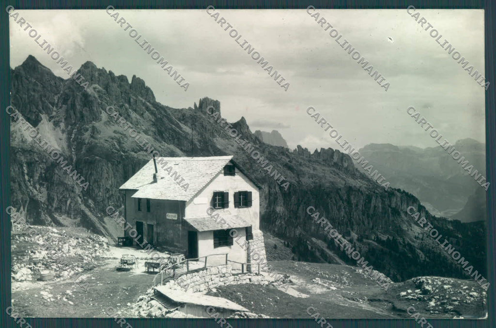 Trento Vigo di Fassa Rifugio Roda di Vaèl Cai Foto cartolina ZC4129 – fronte
