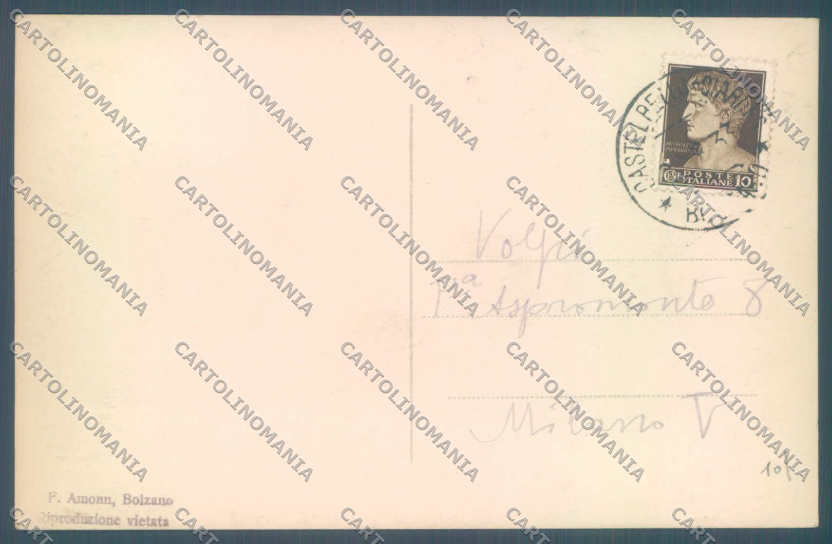 Bolzano Castelbello Foto cartolina ZC4158 – retro