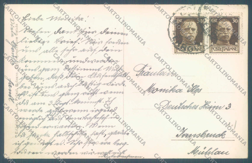 Bolzano Renon Collalbo Foto cartolina ZC4164 – retro