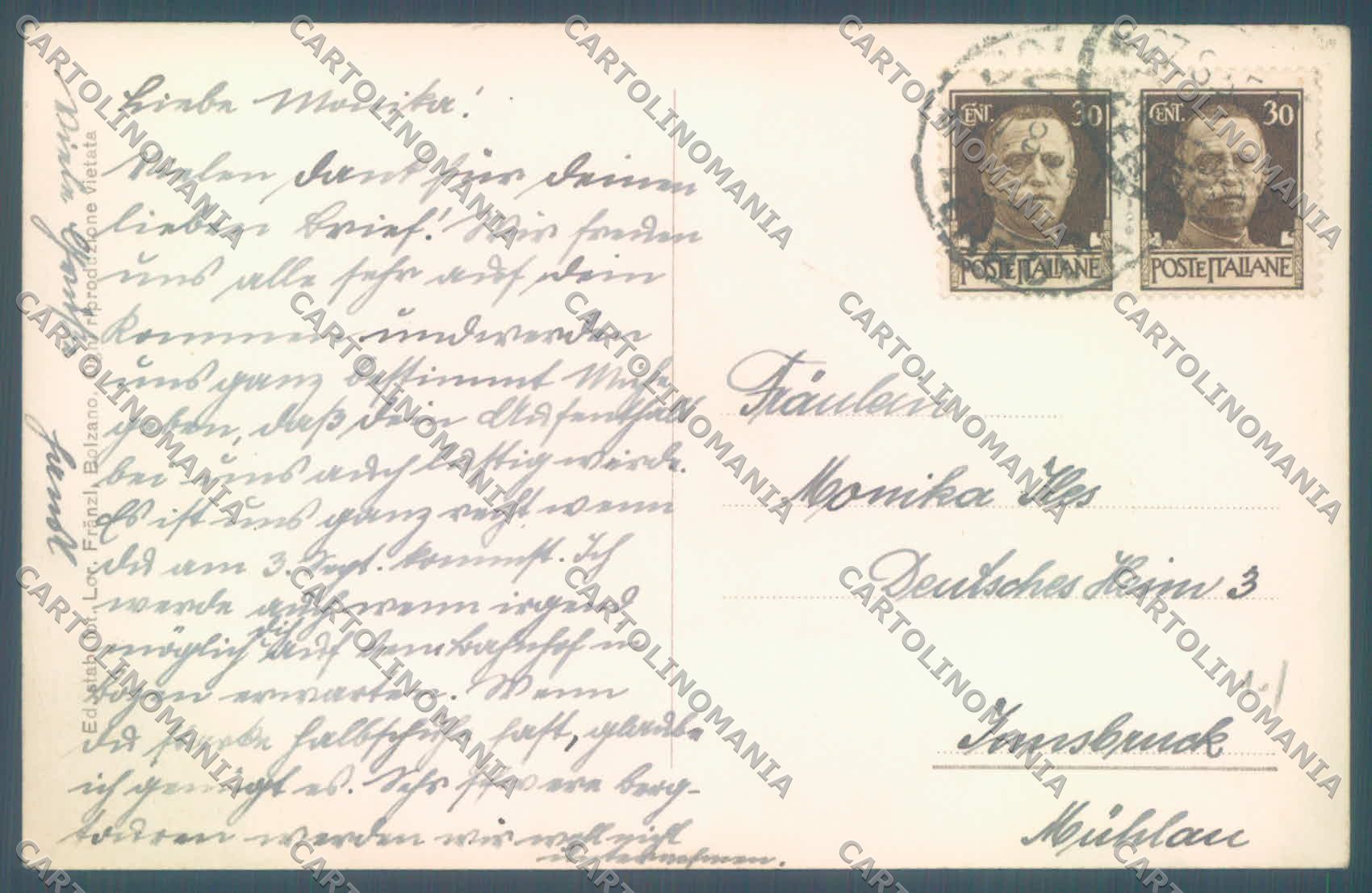 Bolzano Renon Collalbo Foto cartolina ZC4164 – retro