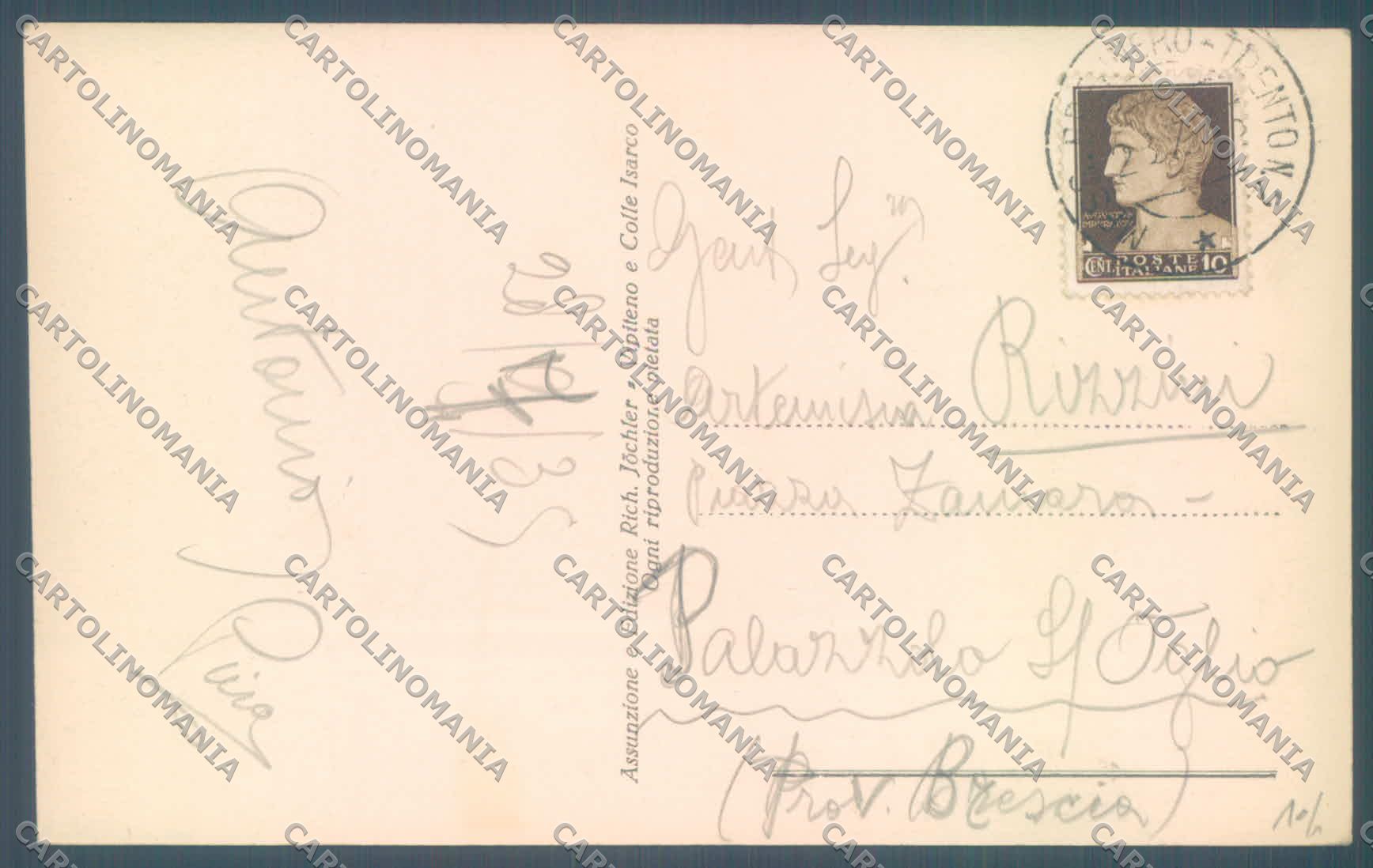 Bolzano Brennero Colle Isarco Foto cartolina ZC4178 – retro