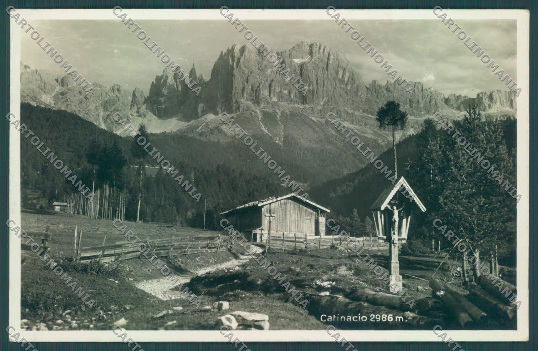 Bolzano Val di Fassa Catinaccio Foto cartolina ZC4182 – fronte