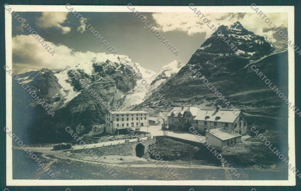 Bolzano Stelvio Albergo Sotto lo Stelvio Gruppo Ortler Foto cartolina ZC4192 – fronte