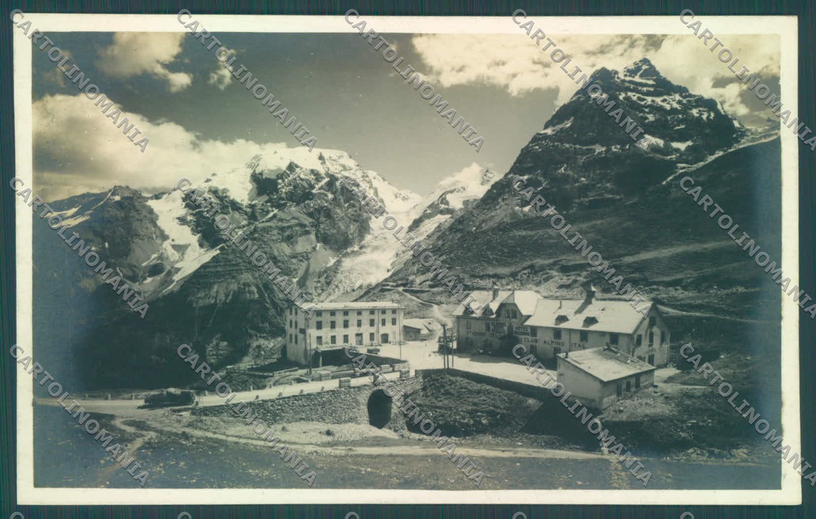 Bolzano Stelvio Albergo Sotto lo Stelvio Gruppo Ortler Foto cartolina ZC4192 – fronte