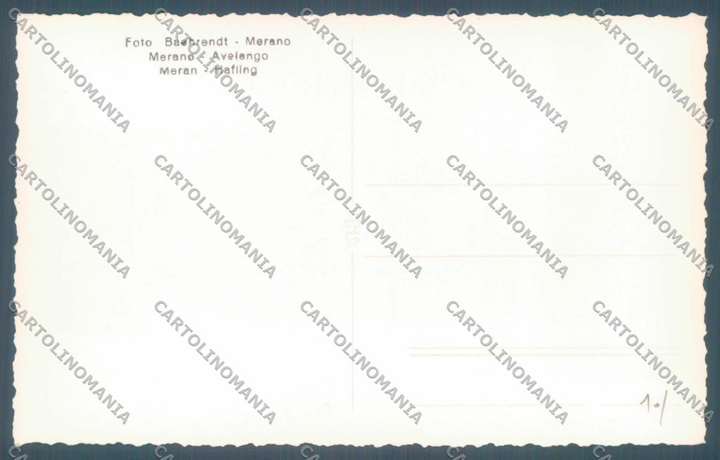 Bolzano Avelengo Foto cartolina ZC4195 – retro