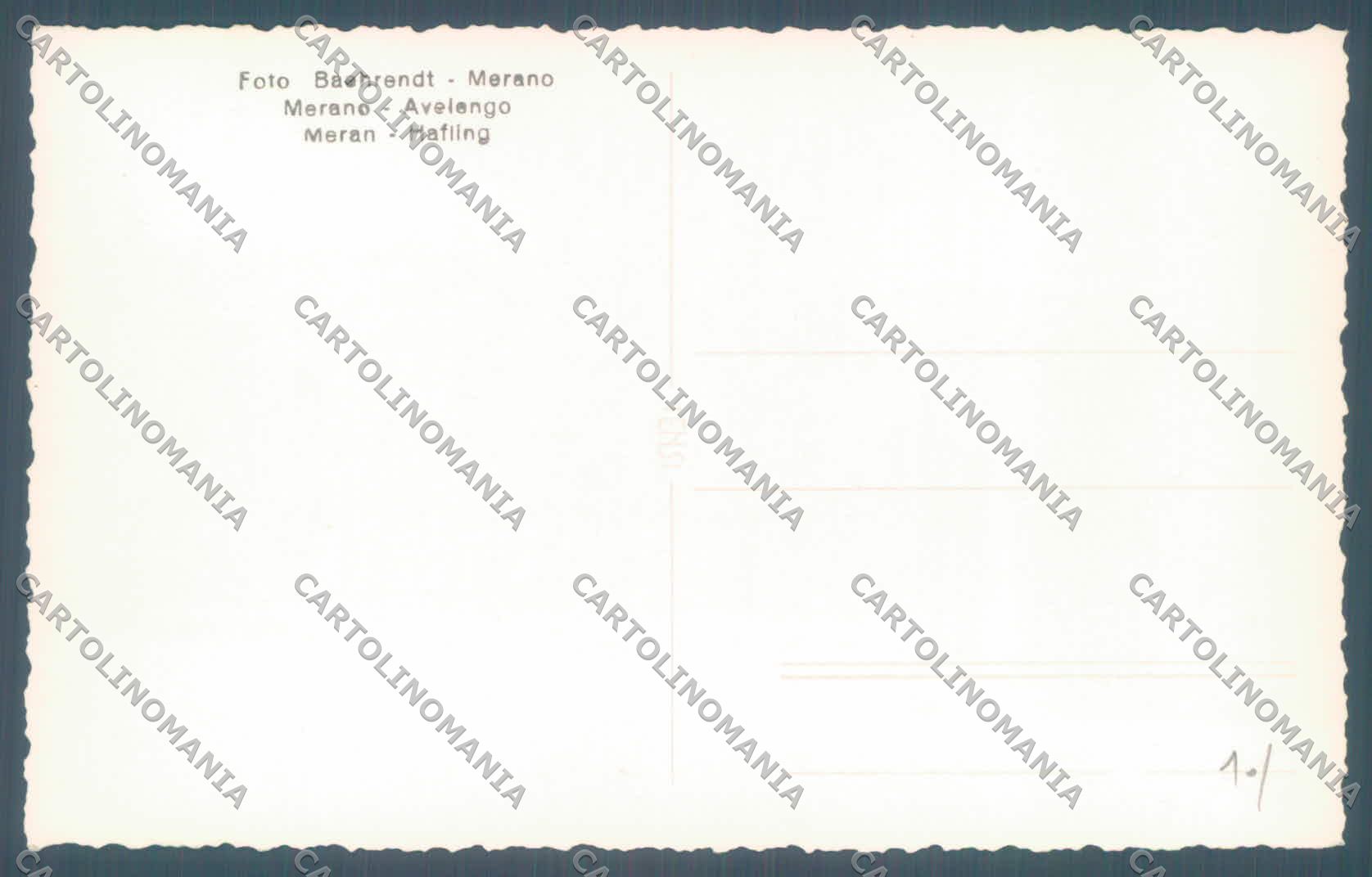 Bolzano Avelengo Foto cartolina ZC4195 – retro
