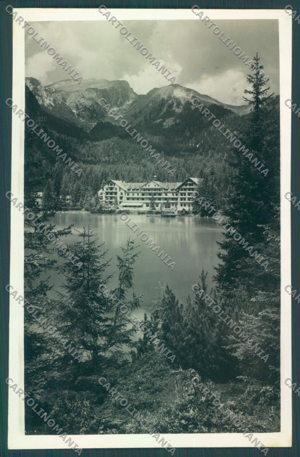 Bolzano Braies Lago di Hotel Dolomiti Foto cartolina ZC4204 – fronte