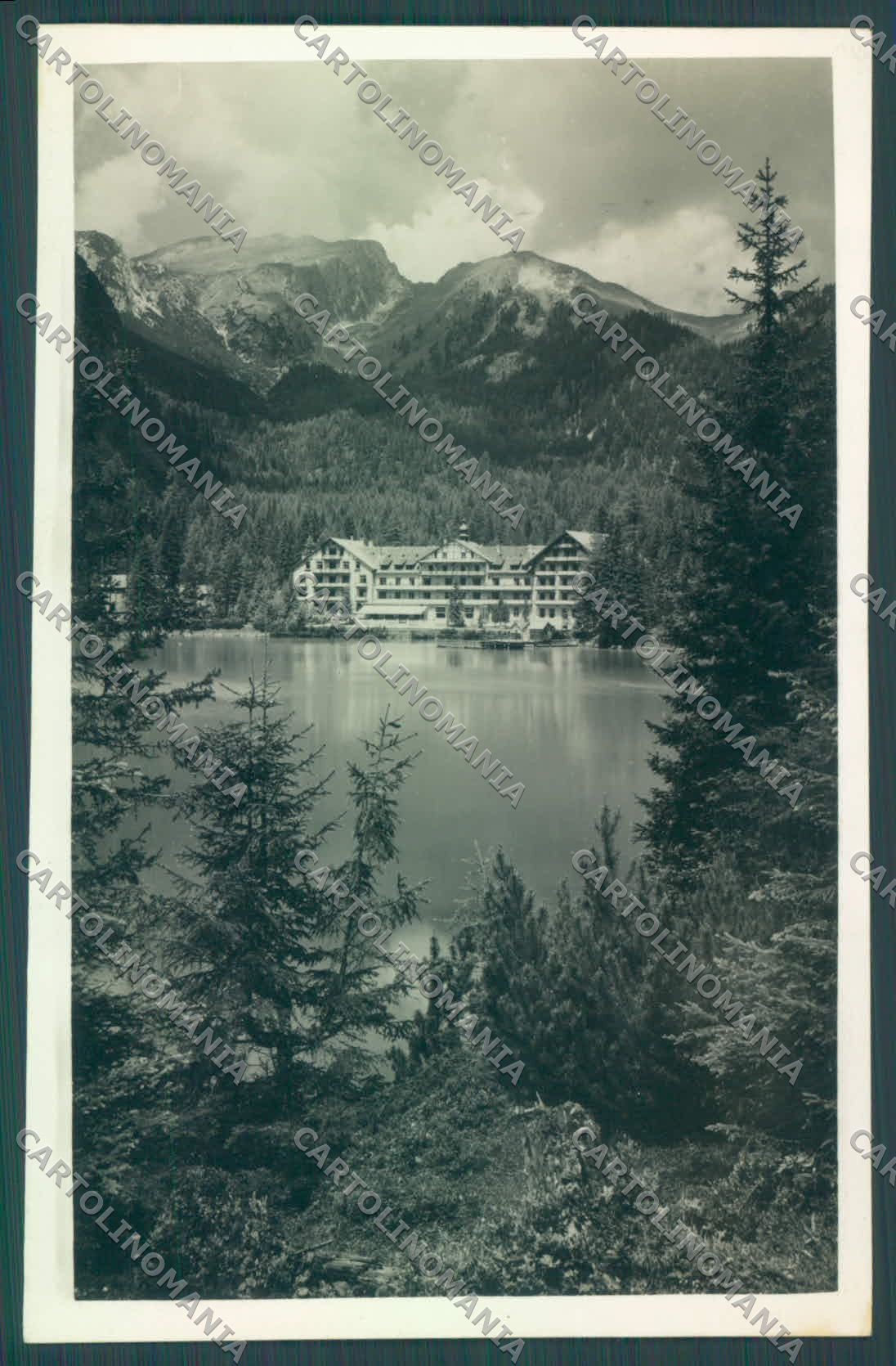 Bolzano Braies Lago di Hotel Dolomiti Foto cartolina ZC4204 – fronte