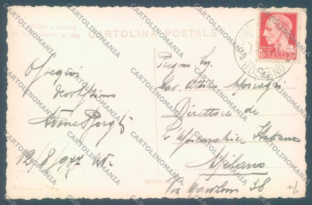 Bolzano Bressanone Sant'Andrea Monte Foto cartolina ZC4212 – retro